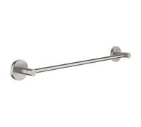 GROHE Essentials Towel Rail (450mm) German Engineered, Metal In Stainless Steel-Look and with Concealed Fastening 40688DC1