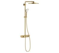 GROHE Euphoria SmartControl - Shower System Rainshower SmartActive 310 with Thermostatic Mixer brushed cool sunrise