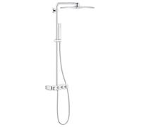 GROHE Euphoria SmartControl - Shower System Rainshower SmartActive Cube 310 with Thermostatic Mixer chrome