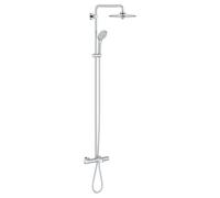 Grohe Euphoria System 260 Shower system with bath thermostat wall mounted Chrome