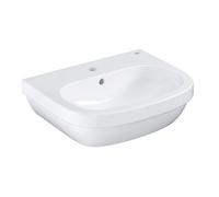 Grohe Euro Gloss Alpine White Round Wall-Mounted Cloakroom Basin (W)55Cm