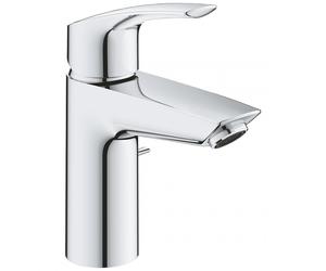 Grohe Euro smart S-Size Cold Start Basin Mixer Tap With Pop Up Waste - Chrome
