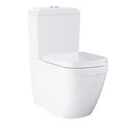 Grohe Euro White Rimless Back To Wall Toilet With Soft Close Seat & Close Coupled Cistern