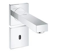 GROHE Eurocube E - Touchless Electronic Basin Mixer without Mixing Device without waste set chrome