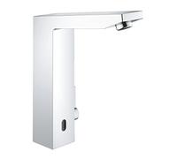 GROHE Eurocube E Touchless L-Size Basin Mixer with Mixing Device Water-Saving Tap, Infrared Sensor Technology, Chrome Finish 36441000