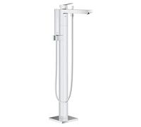 Grohe 3 Hole Basin tap Single lever bath mixer Floor monting kit Eurocube Chrome