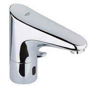 GROHE Europlus E Infra-Red Electronic Basin Mixer 1/2" with Mixing Device and Adjustable Temperature Limiter Chrome 36207001