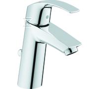 Grohe Basin Mixer Tap Eurosmart Medium with pop-up waste set