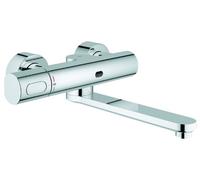 GROHE Eurosmart Ce Touchless Thermostatic Basin Mixer with Infrared Sensor Technology, Chrome Water-Saving Tap, 219mm Swivel Spout, 36332000