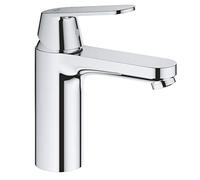 GROHE Eurosmart Cosmopolitan Single-Lever Basin Mixer with Push-Open Waste Set, M-Size, Water-Saving, Chrome 23926000