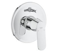 GROHE Eurosmart Cosmopolitan Single-Lever Bath Mixer A Wall-Mounted Trim Set for Concealed Installation, Chrome 32879000
