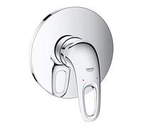 GROHE Eurostyle Single-Lever Shower Mixer Trim Set, Concealed Installation, Chrome, 24048003
