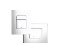 Grohe Even Gloss Dual Flushing Plate (H)156mm (W)197mm