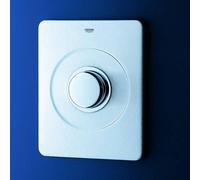 Grohe Flush Plate Chrome Brass Push-button actuation 156 x 197mm 43901000