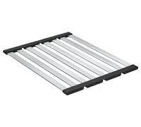 GROHE Foldable Big Dish Rack, Over Kitchen Sink Dish Drainer, 450 x 348 mm, Stainless Steel, Dishwasher Safe, Supersteel, 40856SD0