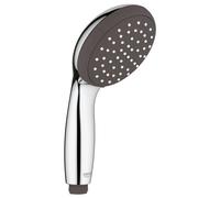 GROHE Vitalio Start 100 - Hand Shower 10 cm (1 Spray, Water Saving 9.5 l/min Flow Limiter, Anti-Limescale System, Universal Mounting System, Min. Recommended Pressure 1.0 bar), Chrome, 27940000