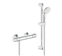 Grohe Grohtherm 800 Thermostatic Shower Mixer 1/2" With Exposed Shower Set Chrome - 34565001