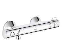 GROHE Grohtherm 800 - Exposed thermostatic shower mixer with 1 outlet chrome