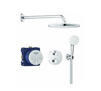 Grohe Grohtherm Chrome Concealed Shower System With Tempesta 250 - 348