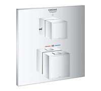 Grohe Shower Valve Thermostatic Grohtherm Cube 158x158x43mm Chrome