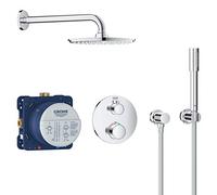Grohe Grohtherm Perfect Shower Set With Rainshower Cosmopolitan 210 & Hand Shower - 34732000