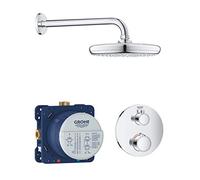 Grohe Grohtherm Perfect Mixer Shower Set & Tempesta 210 Shower Head - Round, Chrome 34726000