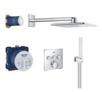 Grohe Grohtherm Smartcontrol Shower Set Rainshower 310 Smartactive Cube + Free Washball Anti-Limescale Accessory (34706000)