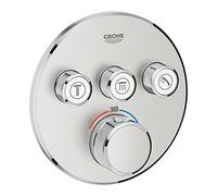 GROHE Grohtherm Smartcontrol Thermostat for Concealed Installation with 3 Valves Supersteel 29121DC0
