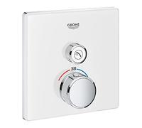 GROHE Grohtherm Smartcontrol Thermostat for Concealed Installation with One Valve Moon White 29153LS0