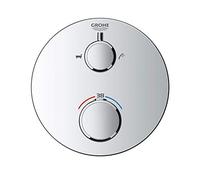 Grohe Bathroom Tap for Concealed Installation Grohtherm Thermostatic 2-way diverter bathtub Chrome 24077000