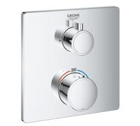 Grohe Bathroom Tap for Concealed Installation Grohtherm Thermostatic Chrome 24078000