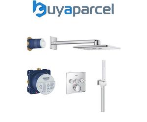 Grohe Grotherm SmartControl Perfect Shower Cube Square Set with Rainshower 310