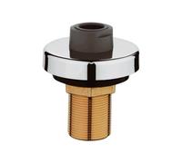 GROHE Hose Connection 46487 For HB 3-Hole Bathtub Combination. Chrome/Dark Gray