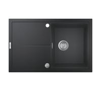 GROHE K400 - Kitchen sink with drainer 780x500 granite black