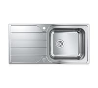 Grohe K500 Single bowl Inset Left or Right Chrome Stainless Steel Kitchen Sink