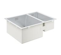 GROHE K700 Stainless Steel 1.5 Bowl Kitchen Sink, Undermounted, with Overflow, 595x450mm, 31577SD1