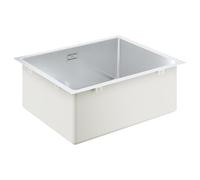 GROHE K700 - Stainless Steel Kitchen Sink with Overflow (Undermount, Top Mount or Flush Mount, 1 Bowl 50x40x20 cm, Thickness 1 mm, Waste Kit, Basket Strainer Waste, Mounting Set), 55x45 cm, 31574SD1