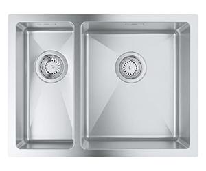 GROHE K700U | 1.5 bowl | Kitchen Sink - undermount, top mount or flush mount | included: waste kit, basket strainer waste, mounting set | stainless steel | 31576SD1