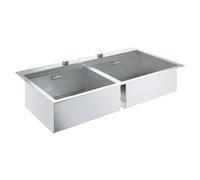 GROHE K800 SINK 2 BOWLS W/O DRAIN 96,8CM 31585SD0