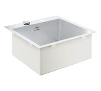 GROHE K800 - Stainless Steel Kitchen Sink (Top Mount or Flush Mount, with Overflow and Automatic Waste Fitting, 1 Bowl 462 x 400 x 200 mm, Thickness 1 mm), 518 x 510 mm, 31583SD1