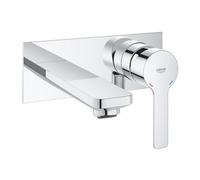 GROHE Lineare - Single Lever Basin Mixer wall-mounted with projection 149 mm without waste set chrome