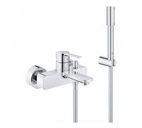 Grohe Lineare Single Lever Bath/Shower Mixer With Hand Held Shower Set - 33850001