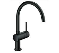 GROHE Minta - Single lever kitchen mixer L-Size with Swivel Spout velvet black