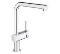 Grohe Minta Single Lever Monobloc Pull Out Kitchen Tap- Chrome