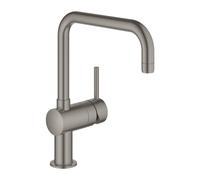 GROHE Minta - Single lever kitchen mixer L-Size with Swivel Spout brushed hard graphite