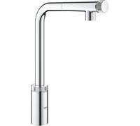 Grohe Pull Out Kitchen Tap Minta SmartControl 366x200mm Chrome