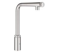 Grohe Pull Out Kitchen Tap Minta SmartControl 366x200mm Supersteel