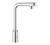 Grohe Pull Out Kitchen Tap Minta SmartControl 366x200mm Chrome