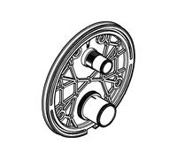 GROHE Mounting Plate 49080 For Thermostat Pre-Assembly Sets Chrome