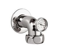 GROHE Outlet Elbow 12444 Projection 90Mm With Thermometer 1 1/2"X5/4" Chrome